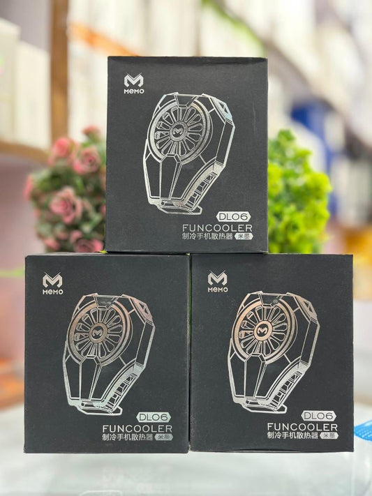 BRANDED Memo DL06 Phone Cooler – Portable Semiconductor Mobile Gaming Cooling Fan