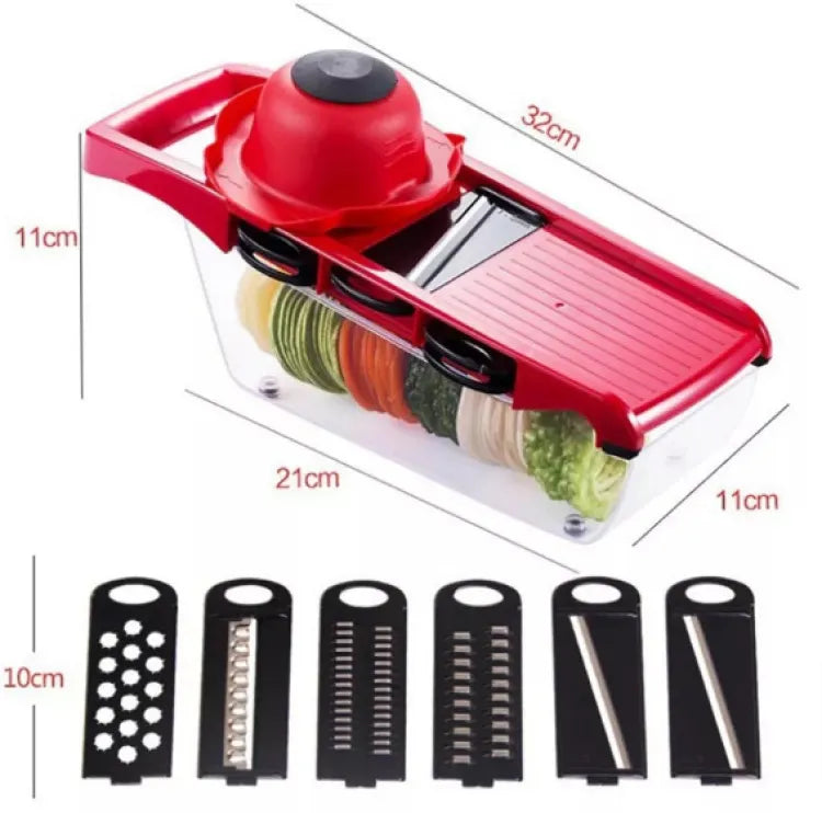 10 in 1 Mandolin Slicer Vegetable Cutter with Stainless Steel Blade Manual  Grater Cutter Nicer Kitchen Tool -