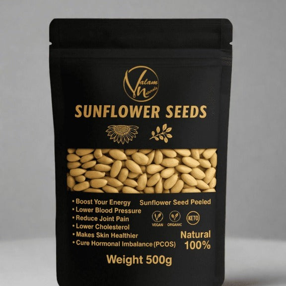 Sunflower Seeds Without Shell | 100% Natural Seeds | Rich In Protein, Fiber, And Healthy  Baking, And Cooking (250g)